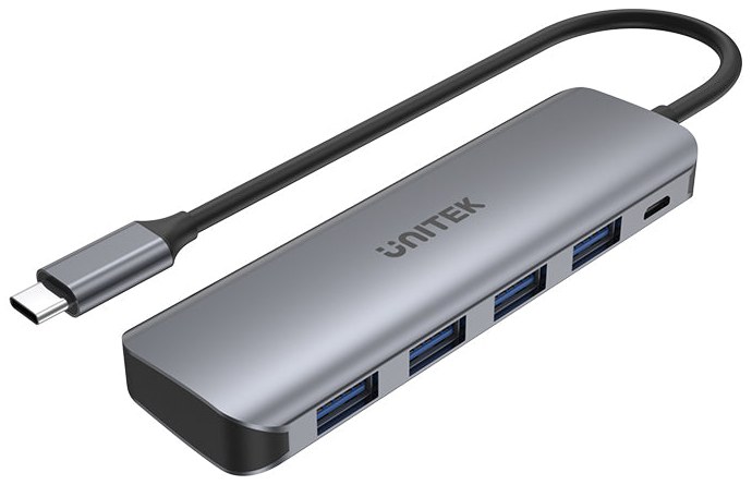 Unitek H1107A uHUB P5+ 4 Ports Powered USB-C Hub