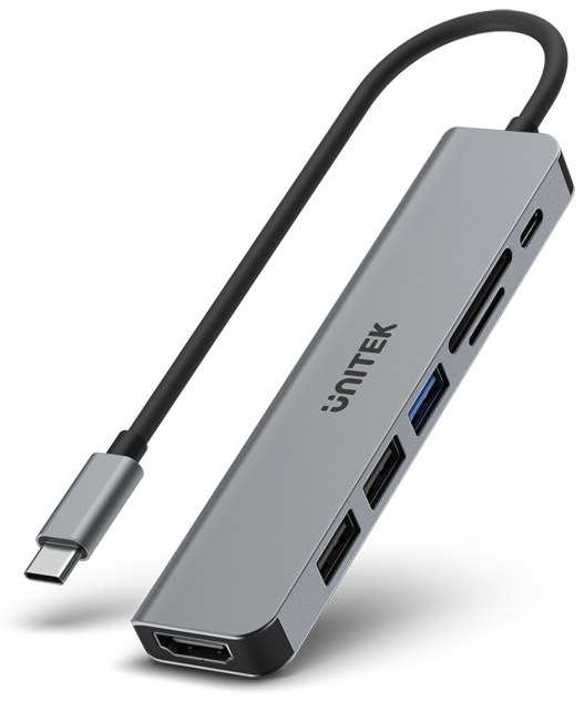 Unitek H1118A uHUB S7+ 7-in-1 USB-C 5Gbps Hub