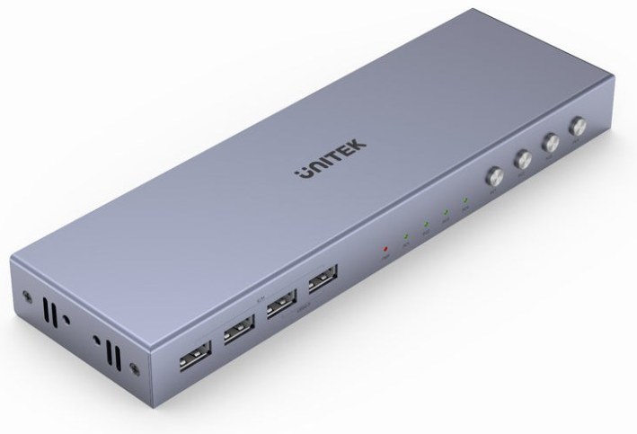 Unitek V306A HDMI KVM Switch 4 In 1 Out