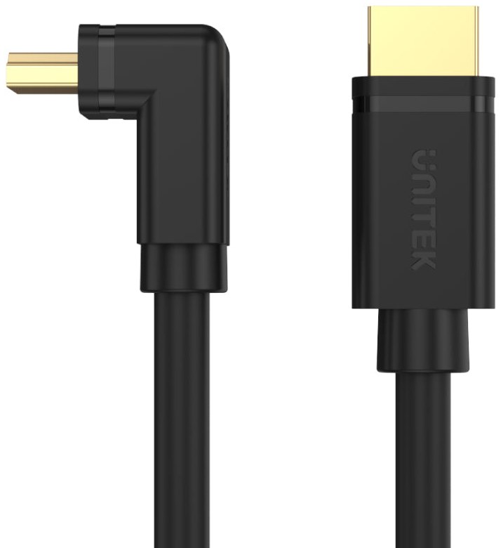 Unitek Y-C1009 4K 60Hz High Speed HDMI Right Angle 270° Cable
