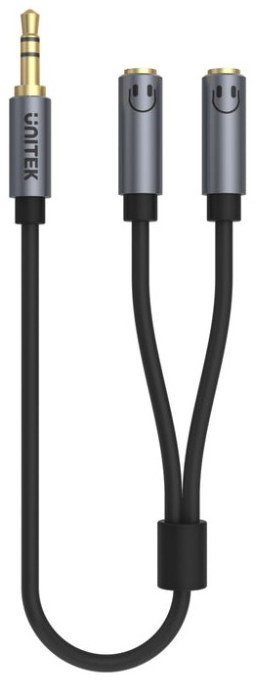 Unitek Y-C956ABK 3.5mm Male to Dual Female Audio Splitter Cable